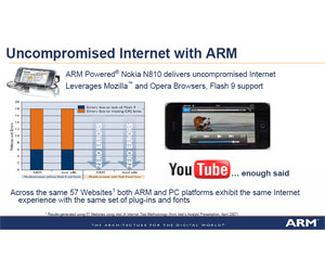 The vice president of marketing at ARM unsurprisingly says the Internet doesn't need x86.  Based on the past, we agree.