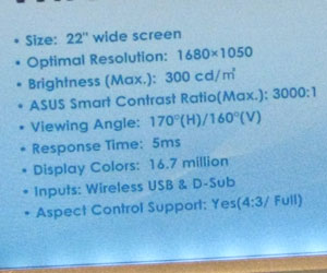 Four 22" Asus monitors connected to a single notebook using DisplayLink technology is pretty impressive, but there needs to be more work done in our opinion.