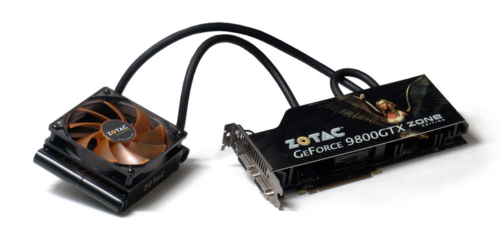 ZOTAC Unleashes Water-Cooled GeForce 9800 GTX Graphics Card