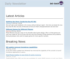 bit-tech Newsletters are now available!