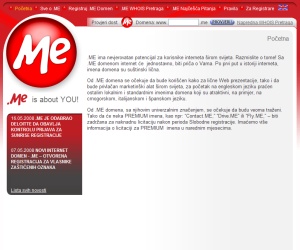 The .ME registry is now open for business, but all the best domains are already registered - as per usual.