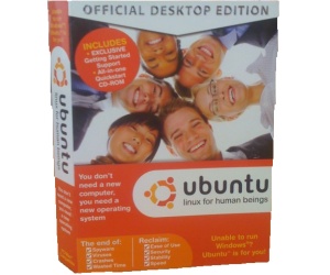 The Ubuntu Retail packaging has been designed to highlight the advantages Linux brings to the end-user.