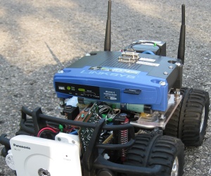 Linksys router turned robot