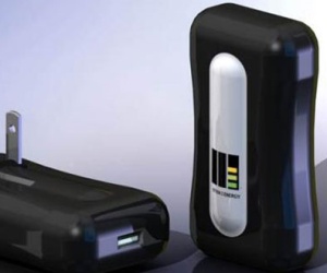 The M2E Power charger, due in 2009, will use your own motion to charge your portable devices.