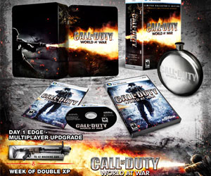 The Call of Duty: World at War collector's edition will include a bevy of extra bits and bobs. 