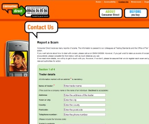 If you find yourself on the receiving end of a scam call, report it to Consumer Direct and the police.