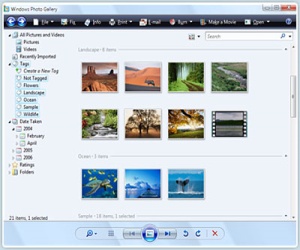 Windows 7 won't include the Windows Mail, Windows Photo Gallery, or Windows Movie Maker packages from previous versions.