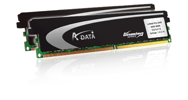 A-DATA DDR2-800G makes your gaming experience better than ever