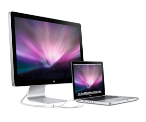 Apple has announced its new range of MacBooks and its first LED backlit Cinema Display at a press conference at its Cupertino headquarters.