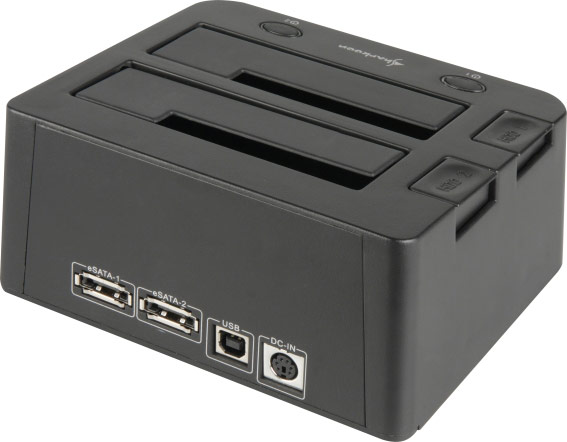 QuickPort hard drive access now for two SATA drives