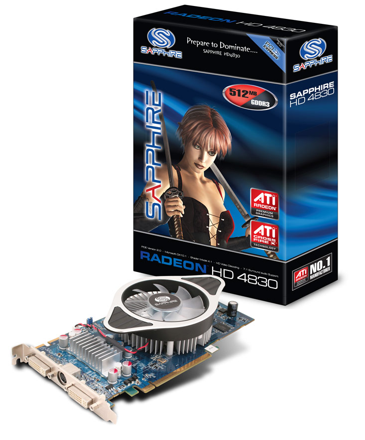 Sapphire Stuns Competition with Radeon HD 4830