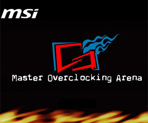 MSI's Master Overclocking Arena starts tomorrow