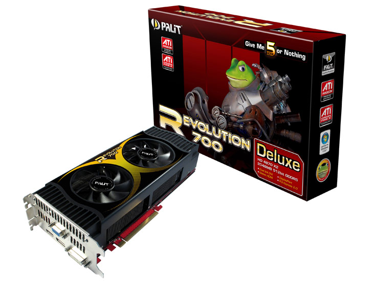 Palit Revolution 700 Deluxe: The World’s First Custom Designed Overclocked HD 4870 X2!