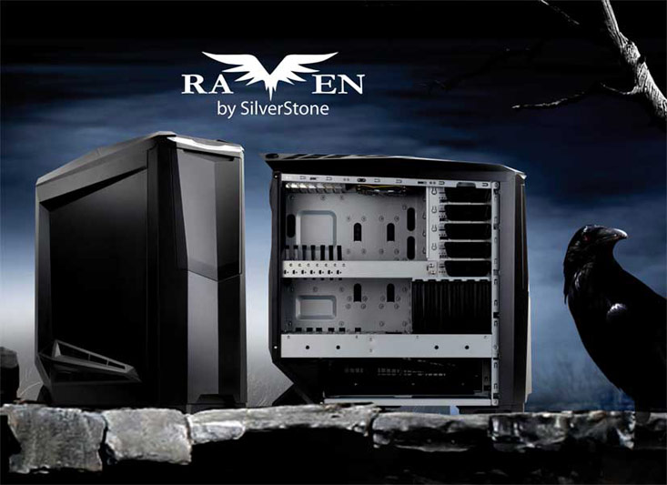 SilverStone Big-Tower Raven RV01 with stack effect cooling!