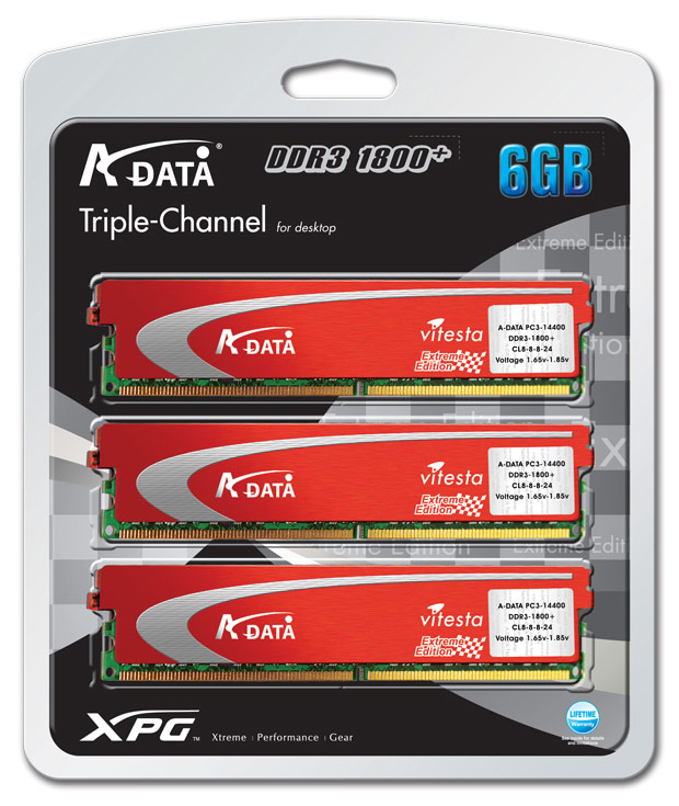 A-DATA expands its XPG Plus Series with DDR3-1800+ CL8 