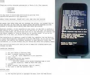 Hackers boot Linux on iPhone