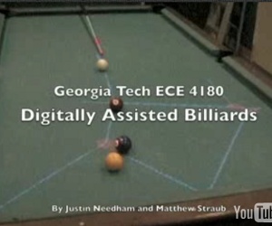 Hackers create digitally assisted billiards