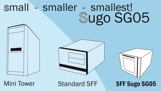 SilverStone Press Release : Sugo SG05 Mini-ITX case for Gaming and HTPC Systems