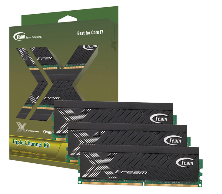 Team launches Triple Channel Xtreem DDR3 ahead of others Triple bandwidth, X-tiple speed