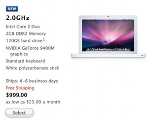 Apple updates MacBook spec