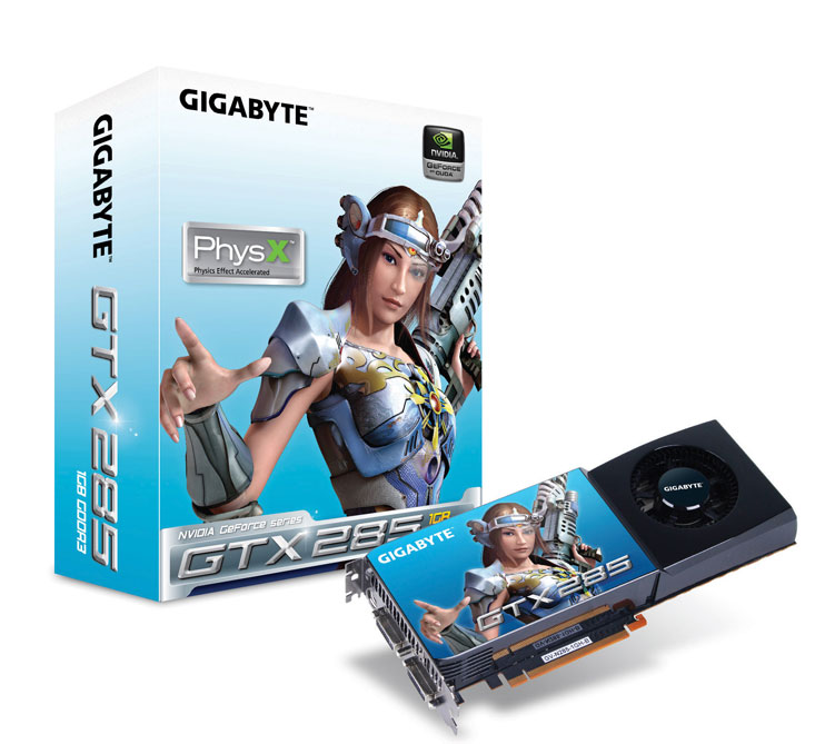 GIGABYTE Unveils All-new 55nm GeForce GTX285 Graphics Accelerator