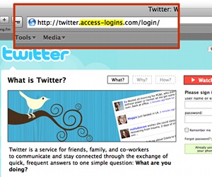 Twitter users attacked by phishers