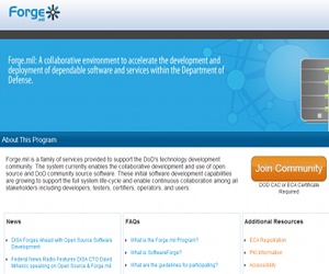 DoD launches SourceForge-alike