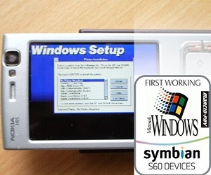 Hacker loads Win 3.1 on N95