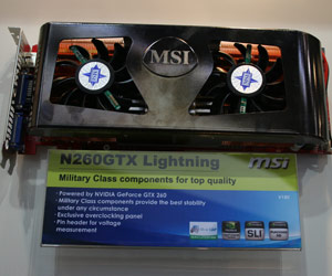 MSI N260GTX GPU detailed