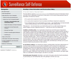 EFF launches Surveillance Self-Defence