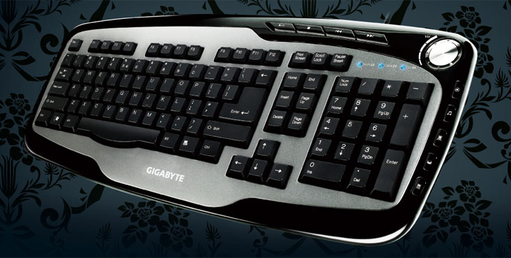 GIGABYTE announce multimedia keyboard series -- K6800 Luxury multimedia keyboard