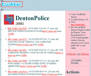 Student posts perp details to Twitter