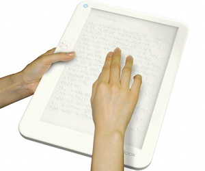Team post Braille ebook concept