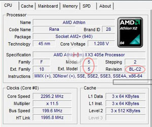 Rumour: Athlon II CPU-Z screenshot revealed