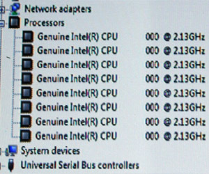 Core i5 BIOS and Device Manager pictured