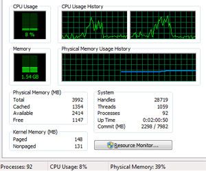 Windows 7 features improved multi-threading