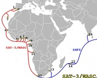 Cable fault disconnects West Africa
