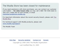 Security breach downs Mozilla Store