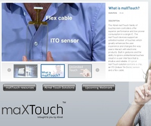 Atmel launches unlimited-touch controllers