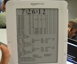 Hacker runs Ubuntu on Amazon Kindle