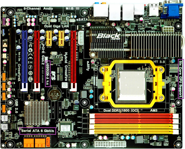AMD has 6-core CPUs, SATA 6Gbps mobos due AMD has 6-core CPU, SATA 6Gbps motherboards due