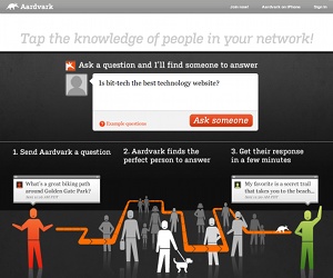 Google buys Aardvark social search