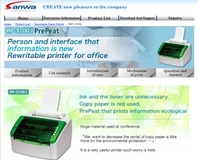 The PrePeat reusable printer