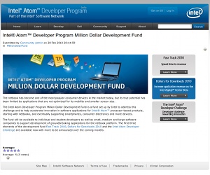 Intel launches Atom Development Fund