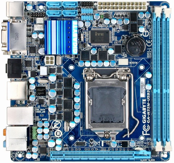 Gigabyte to launch Core i5 mini-ITX board Gigabyte to try mini-ITX, launches H55 board