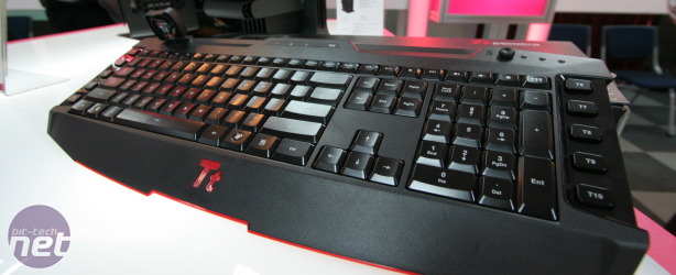 Thermaltake's gaming keyboard needs more fans Thermaltake's gaming keyboard is fan-modded
