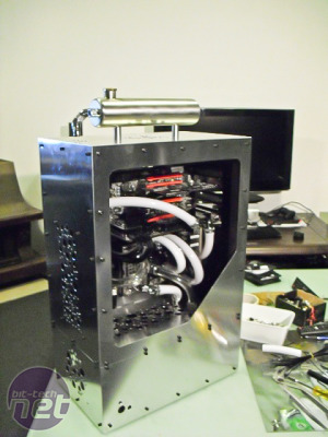 FLush scratch-built water-cooled PC finished FLush scratch-built water-cooled PC