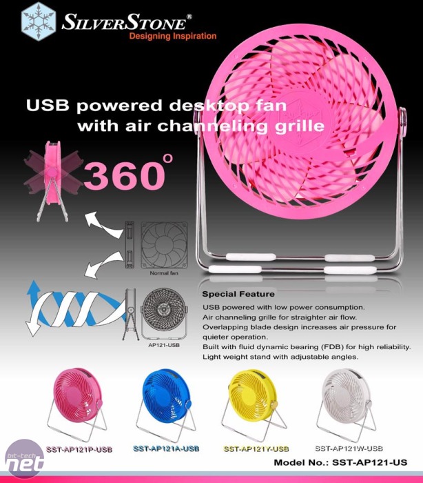 SilverStone releases Air Penetrator fan for your desk  *SilverStone releases Air Penetrator fan for your desk 