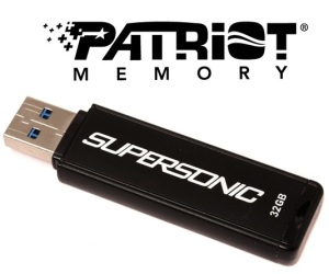 Win one of five Patriot Supersonic 32GB USB 3 flash drives