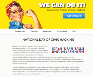 White House announces National Day of Civic Hacking